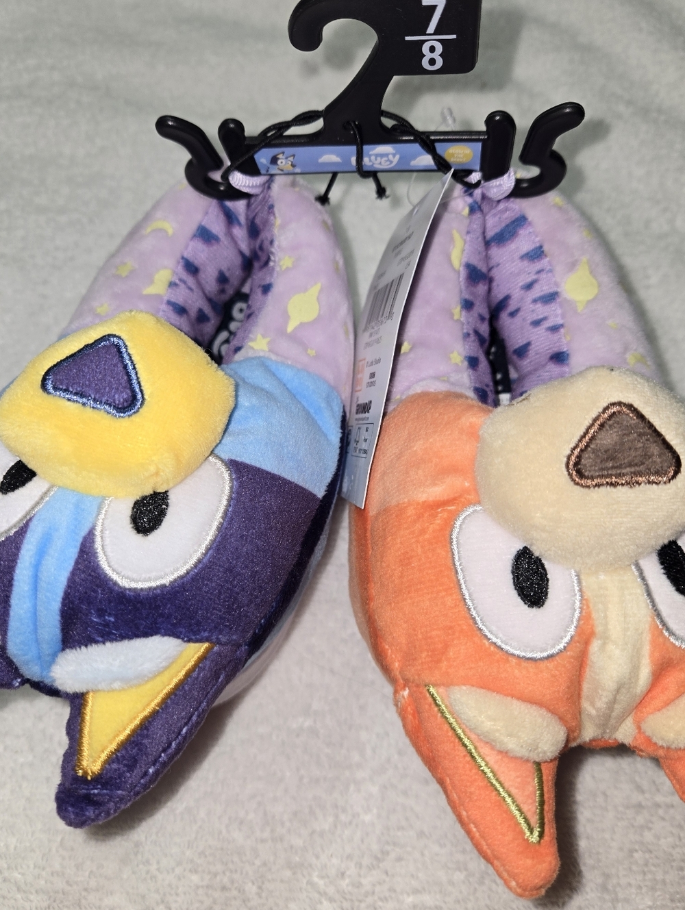 Bluey and Bingo Toddler Slippers